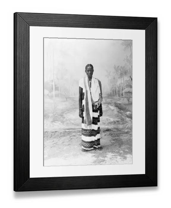 Framed Print : In the late 19th century, Imperial Germany conquered the regions that are now Tanzania (minus Zanzibar)