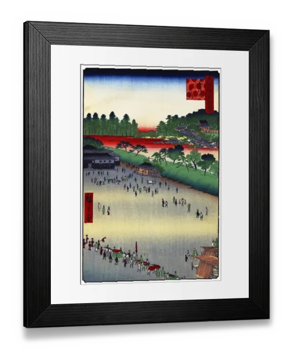 Framed Print : Hiroshige's One Hundred Famous Views of Edo (名所江戸百景) Framed Print : Hiroshige's One Hundred Famous Views of Edo (名所江戸百景)