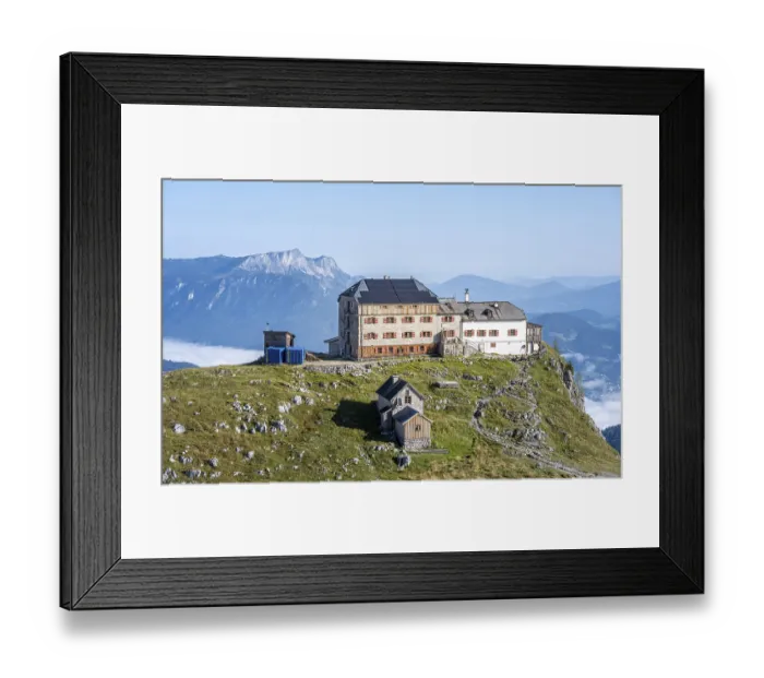 Framed Print : Watzmannhaus, Alpine Club hut on the Watzmann crossing