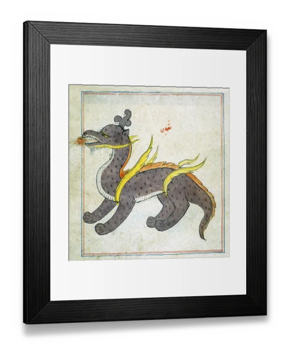 Framed Print : A dragon (thu ban) Framed Print : A dragon (thu ban)