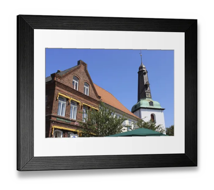 Framed Print : Gluckstadt, Schleswig-Holstein Gl?ckstadt