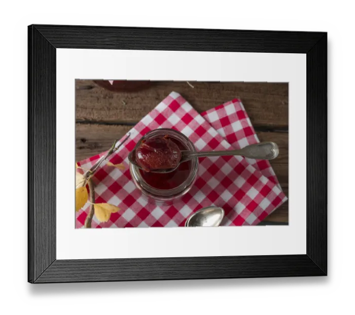 Framed Print : Pickled Plum in red wine Framed Print : Pickled Plum in red wine