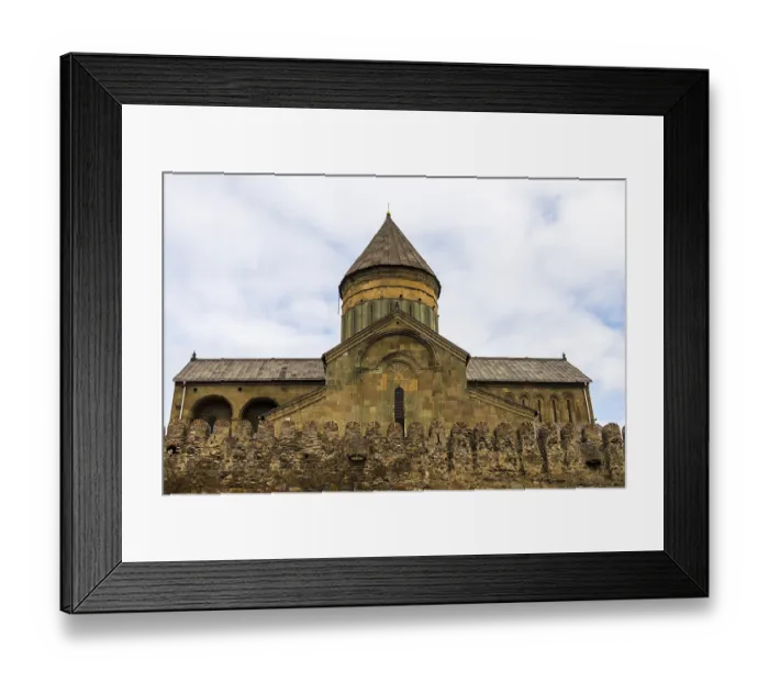 Framed Print : Svetitskhoveli Church (Cathedral) in Mtskheta