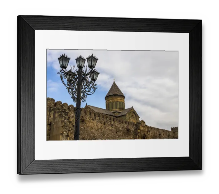 Framed Print : Svetitskhoveli Church (Cathedral) in Mtskheta