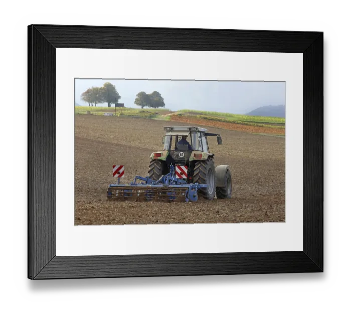 Framed Print : Ploughing Framed Print : Ploughing
