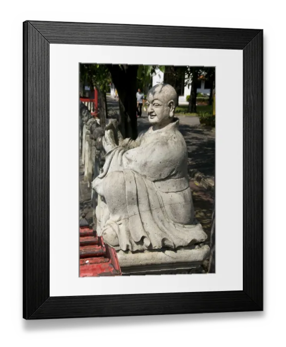 Framed Print : The temple's full name is Wat Benchamabophit Dusitvanaram