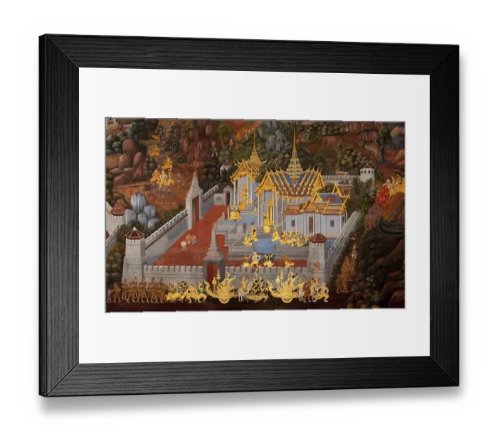 Framed Print : The Ramayana is a story as old as time and - at least in the Indian subcontinent Framed Print : The Ramayana is a story as old as time and - at least in the Indian subcontinent