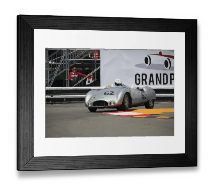 Framed Print : Cooper Jaguar T33, driver Derek Hood