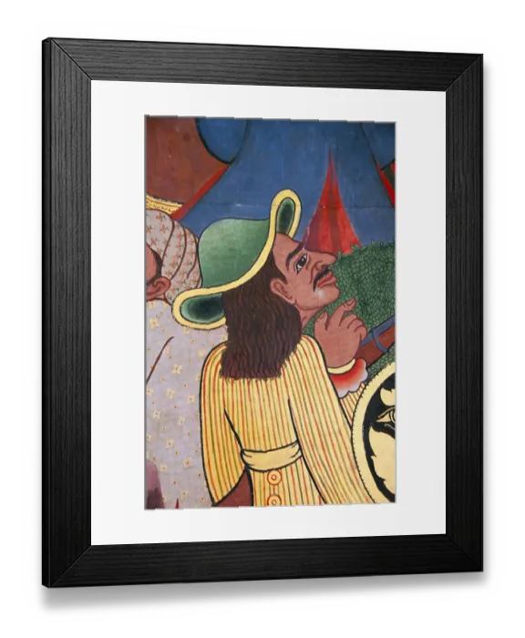 Framed Print : Wat Saket Ratcha Wora Maha Wihan (usually Wat Saket) dates back to the Ayutthaya era