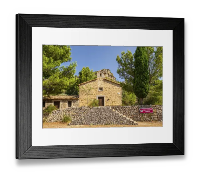 Framed Print : Hermitage of Sant Llorenc Framed Print : Hermitage of Sant Llorenc