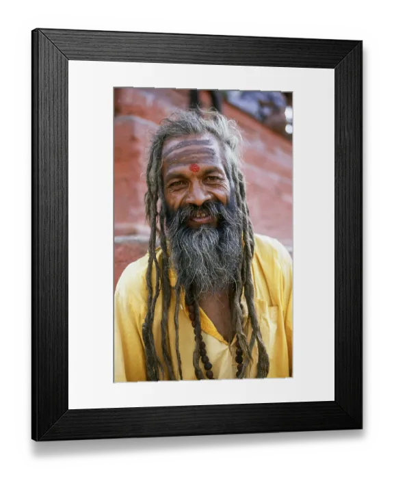 Framed Print : They are known, variously, as sadhus (saints)