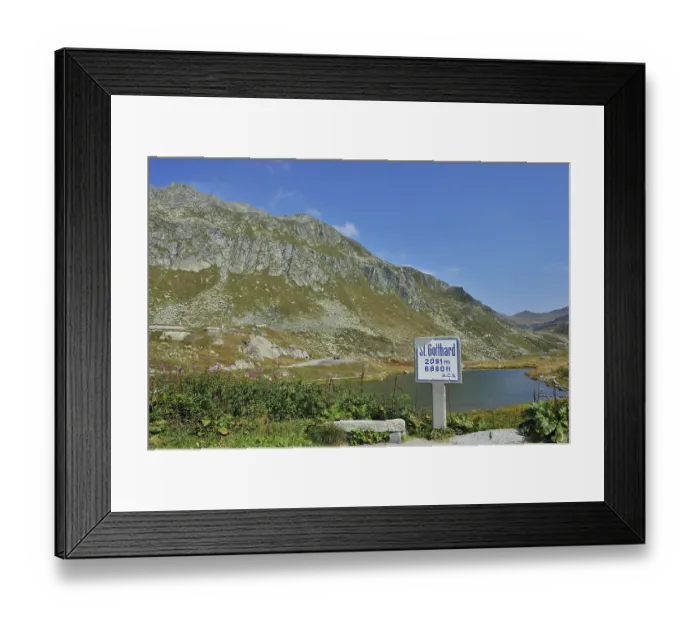 Framed Print : St Gotthard Pass Framed Print : St Gotthard Pass