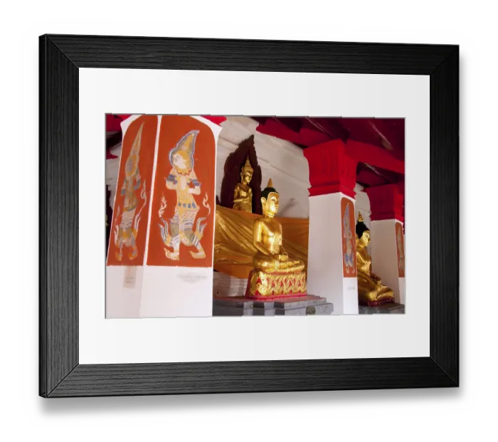 Framed Print : Wat Phra Mahathat Woramahawihan