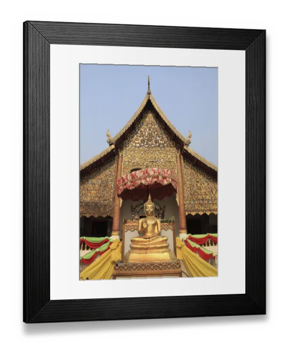 Framed Print : Wat Chiang Man at Chiang Mai, Thailand