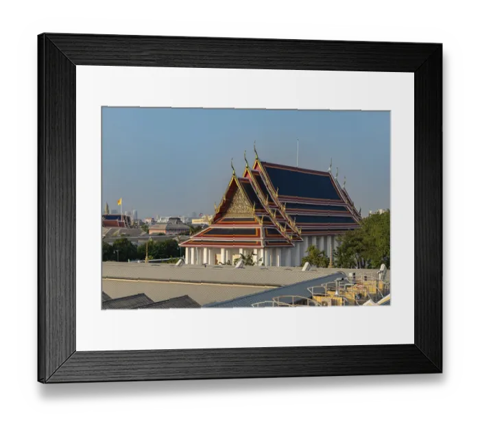 Framed Print : A picture of the Reclining Buddha Hall of the Wat Pho Temple Framed Print : A picture of the Reclining Buddha Hall of the Wat Pho Temple