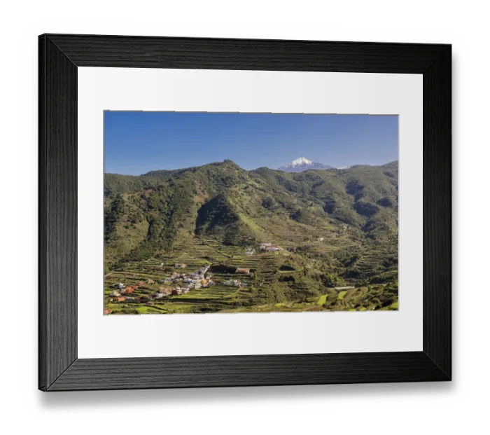 Framed Print : Valley with Teide on Tenerife Framed Print : Valley with Teide on Tenerife