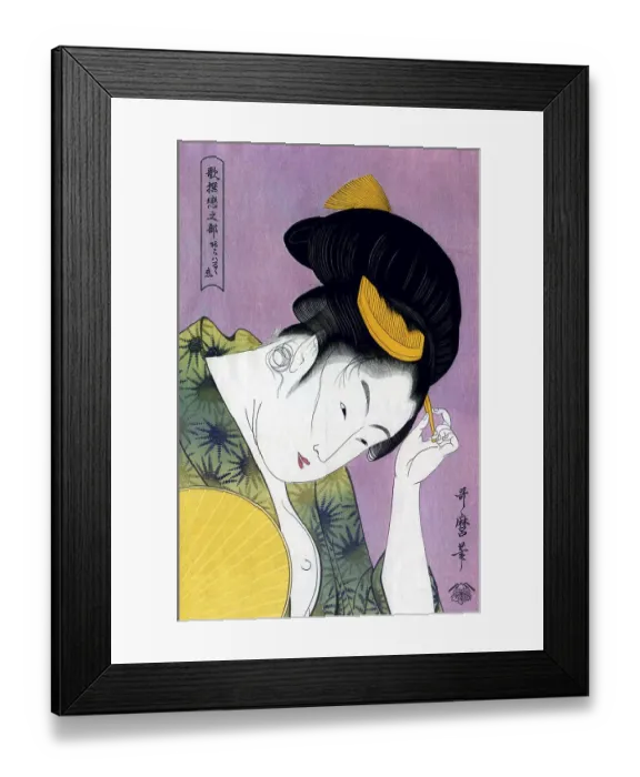 Framed Print : Kitagawa Utamaro (ca. 1753 - October 31)