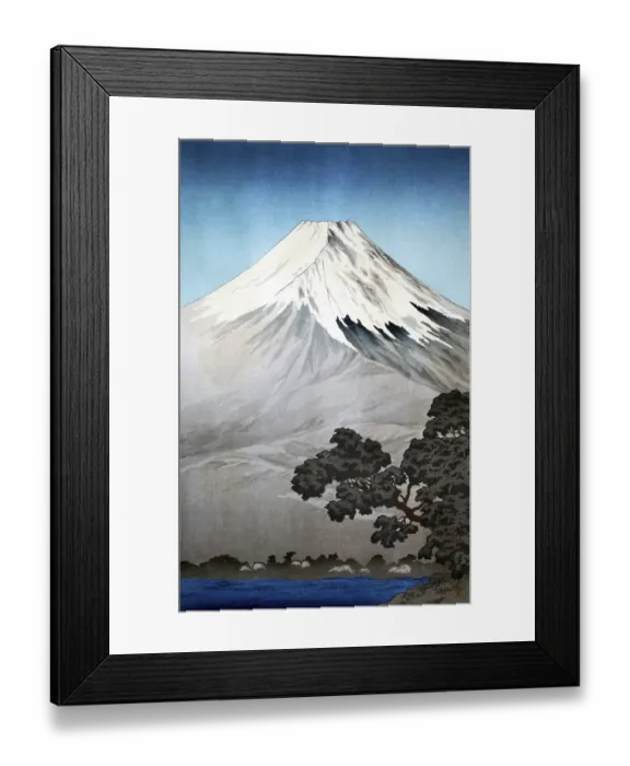 Framed Print : Tsuchiya Koitsu was an artist of the Shin Hanga movement