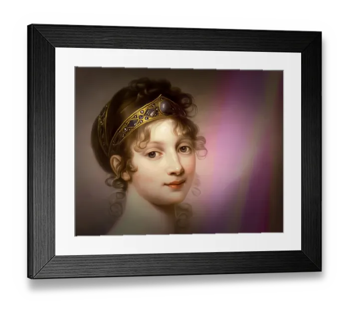 Framed Print : Louise of Mecklenburg-Strelitz