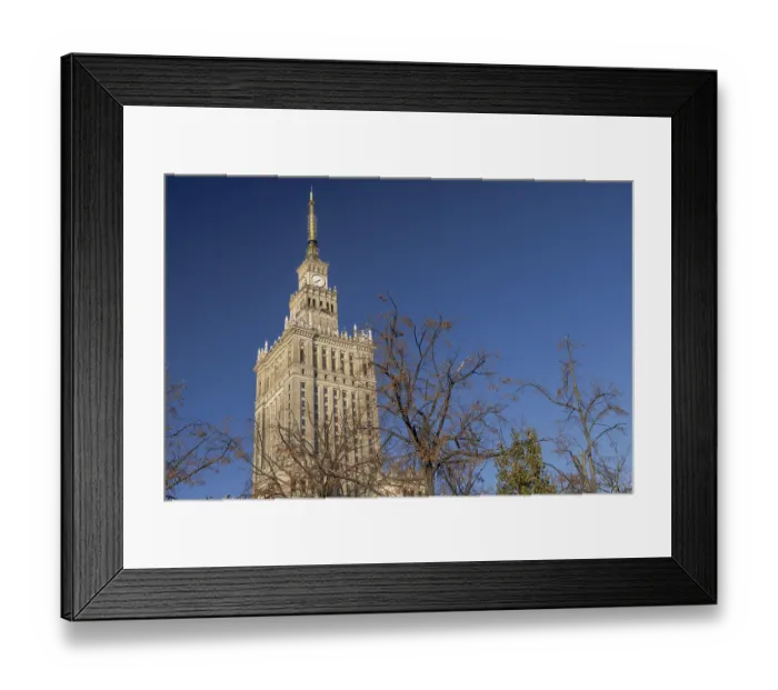 Framed Print : Pa|ac Kultury i Nauki, the Palace of Culture and Science in central Warsaw Framed Print : Pa|ac Kultury i Nauki, the Palace of Culture and Science in central Warsaw