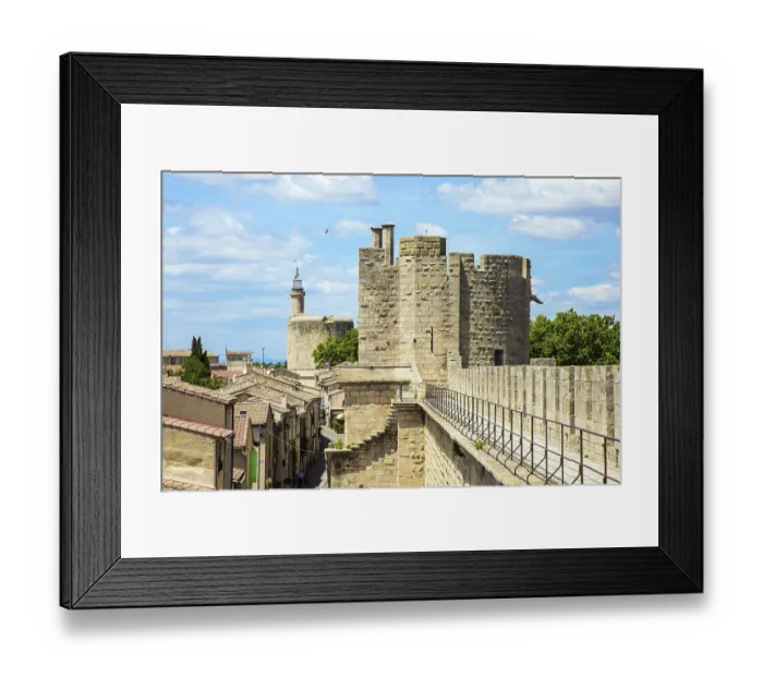 Framed Print : Mediterranean coast of France. Sunny summer day