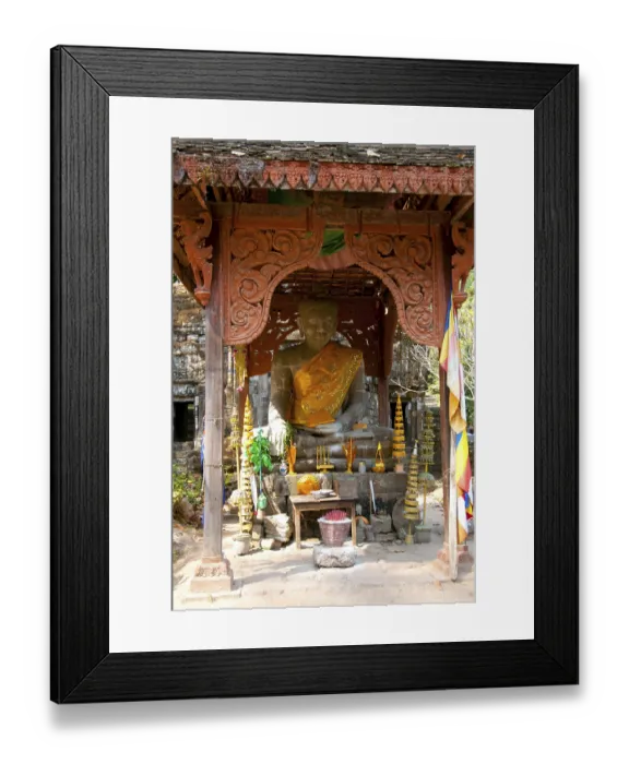 Framed Print : Tep Pranam is a late period (16th century CE) Buddhist sanctuary