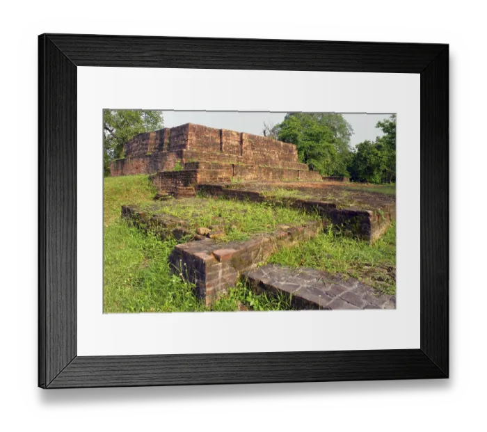 Framed Print : Buddhist Site, Sarawasti, Uttar Pradesh, India Framed Print : Buddhist Site, Sarawasti, Uttar Pradesh, India