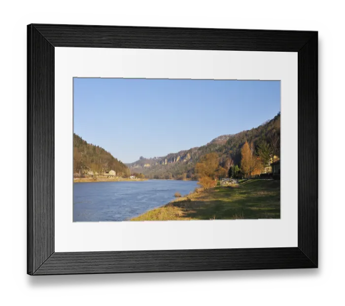 Framed Print : The Schrammsteine in Saxon Switzerland Framed Print : The Schrammsteine in Saxon Switzerland