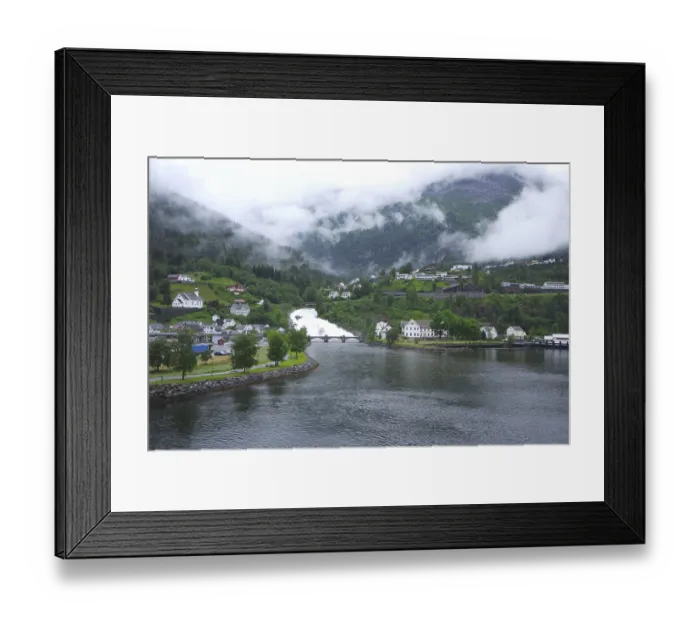 Framed Print : Hellesylt, Norway Framed Print : Hellesylt, Norway
