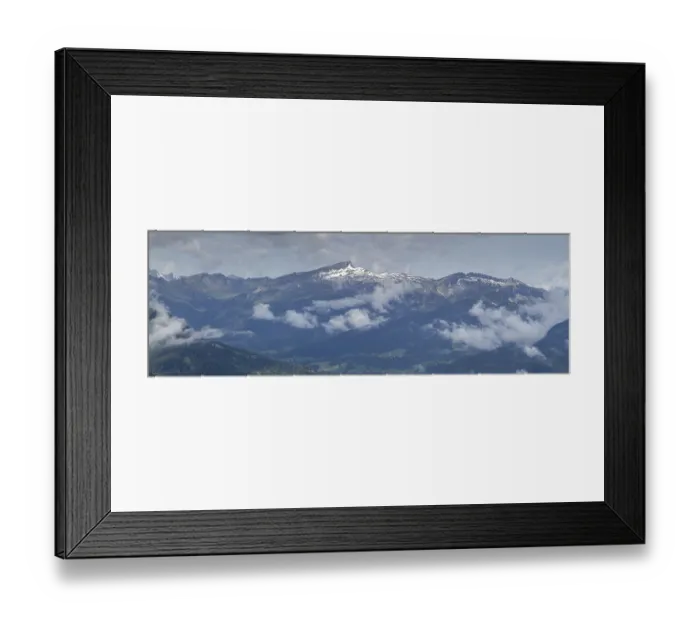 Framed Print : Mountain panorama from Zeigersattel to Hoher Ifen