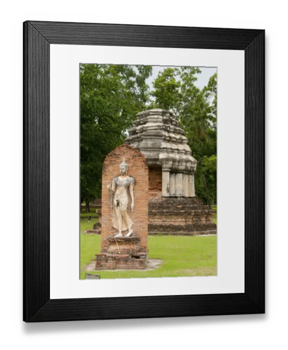 Framed Print : Sukhothai, which literally means Dawn of Happiness