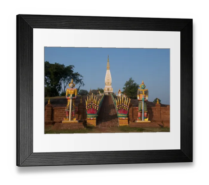 Framed Print : Wat Phra That Satcha was built in 1976