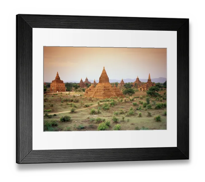 Framed Print : Bagan, formerly Pagan, was mainly built between the 11th century and 13th century