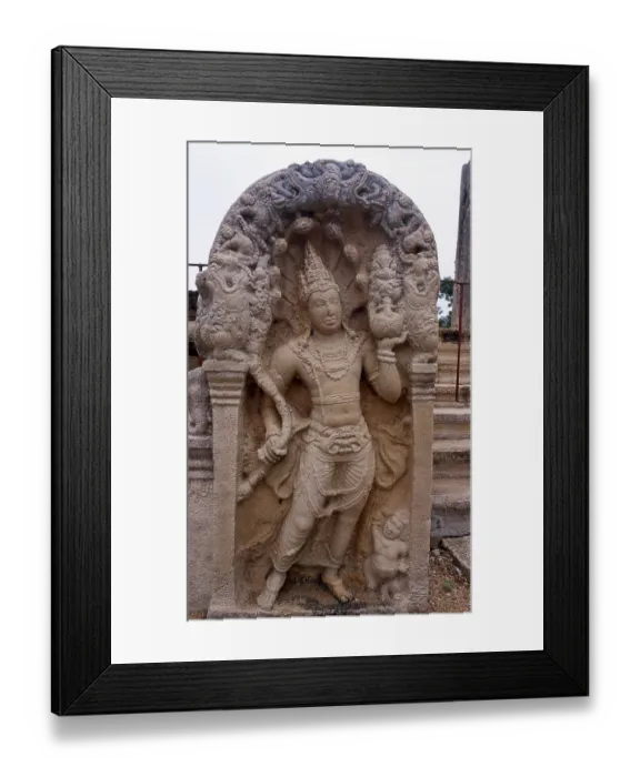 Framed Print : Anuradhapura is one of Sri Lanka's ancient capitals and famous for its well-preserved ruins