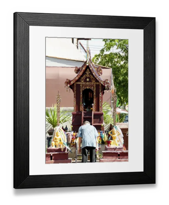 Framed Print : Wat Phan Tao, established in 1391