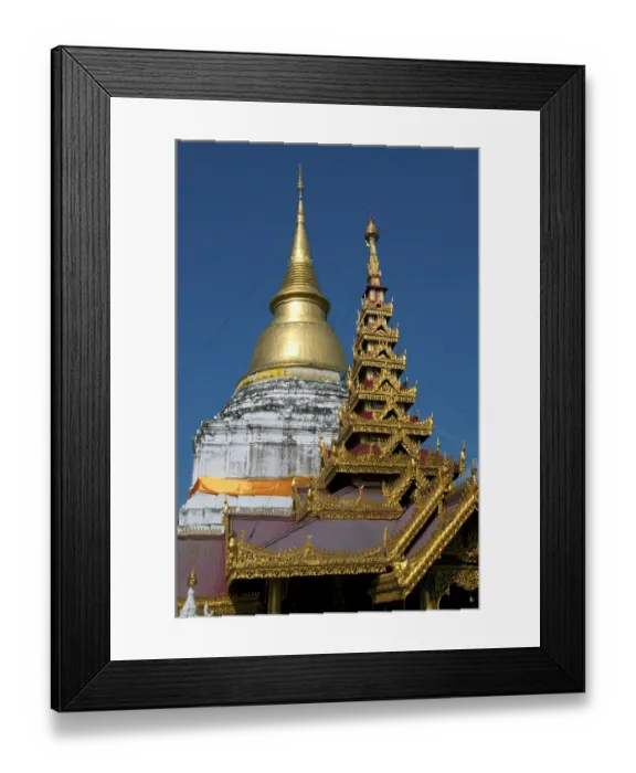 Framed Print : In 1436, King Sam Fang Kaen of Chiang Mai arranged for a procession of the Emerald Buddha image from Chiang Rai to