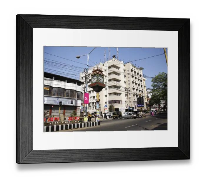 Framed Print : Busy Mahatma Gandhi Road or M.G