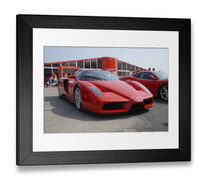 Framed Print : Ferrari Enzo at Misano, Italy, Europe