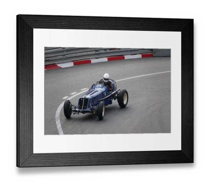 Framed Print : ERA R4A from 1935, parade of vintage pre-war racing cars