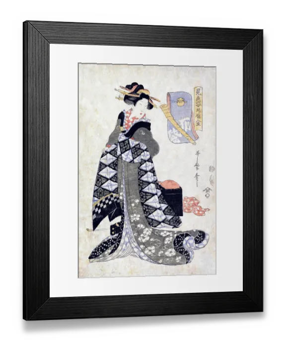 Framed Print : Kitagawa Utamaro (ca. 1753 - October 31)