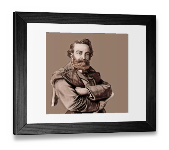 Framed Print : Louis Favre, 1826 - 1879