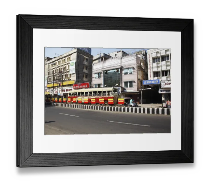 Framed Print : Busy Mahatma Gandhi Road or M.G Framed Print : Busy Mahatma Gandhi Road or M.G