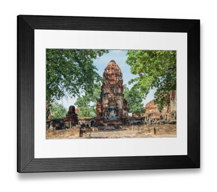 Framed Print : Buddha statue in Wat Maha That Framed Print : Buddha statue in Wat Maha That