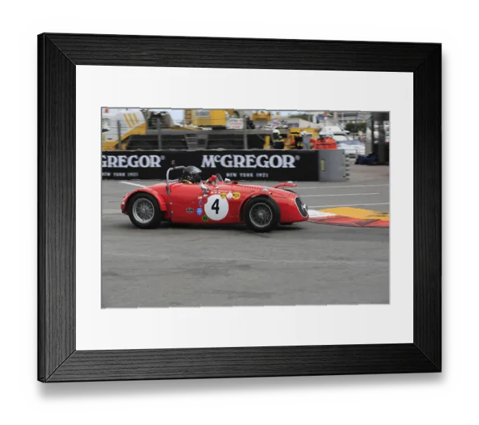 Framed Print : Maserati A6 GCS, driver Christian Dumolin