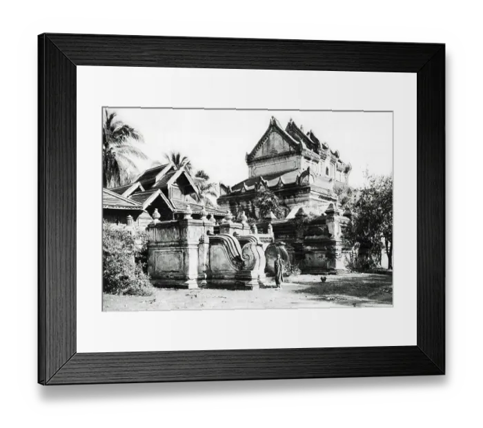 Framed Print : The Burmese city of Monywa is in Sagaing Division