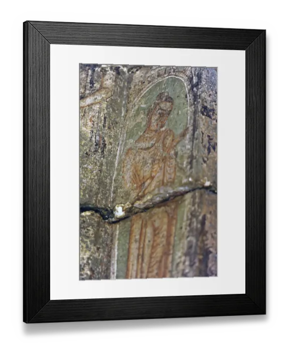 Framed Print : Painting, ajanta caves, aurangabad