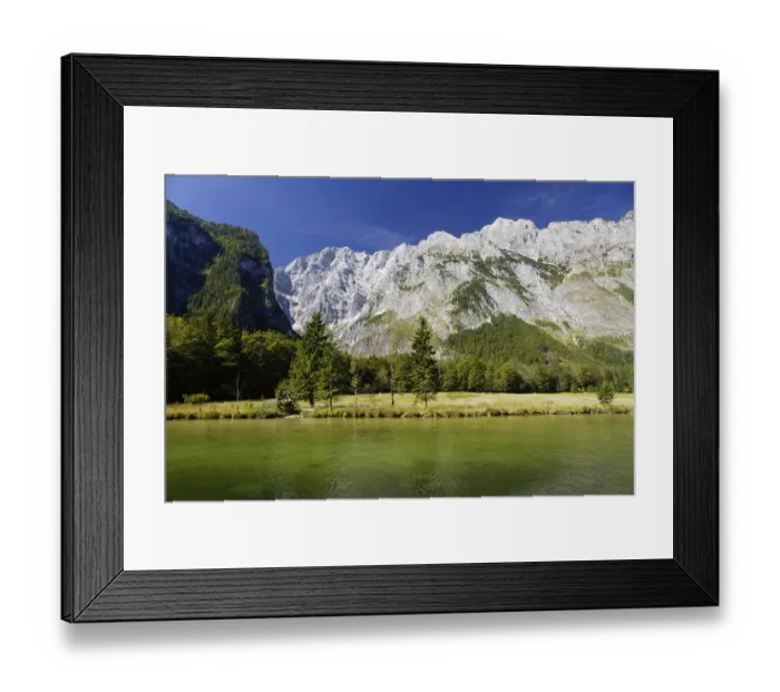 Framed Print : The Watzmann massif, Berchtesgaden National Park
