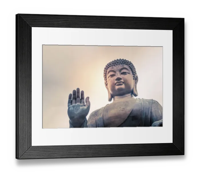 Framed Print : Big Buddha Ngong Ping Lantau Island