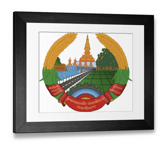 Framed Print : The kingdom of Laos existed from the 14th to the 18th centuries Framed Print : The kingdom of Laos existed from the 14th to the 18th centuries