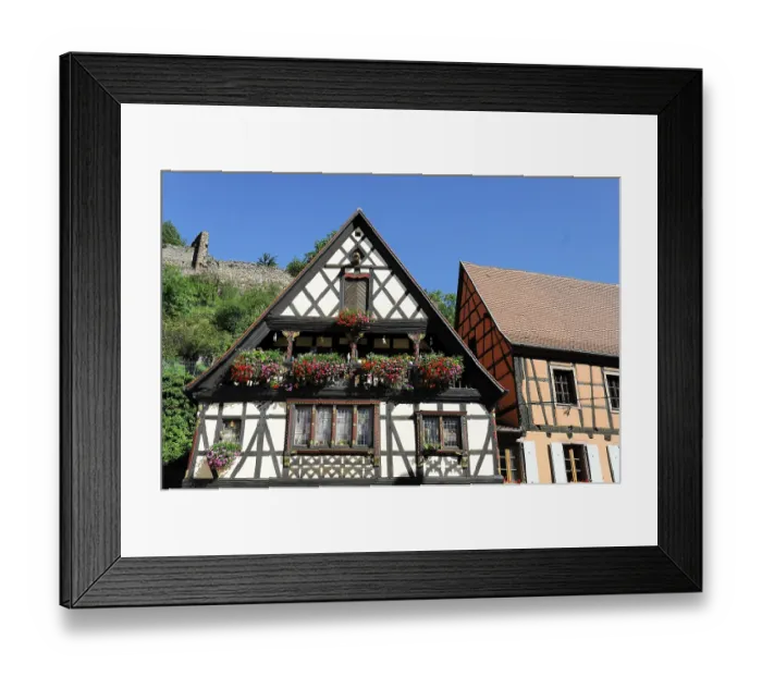 Framed Print : Kaysersberg, Alsace Wine Route